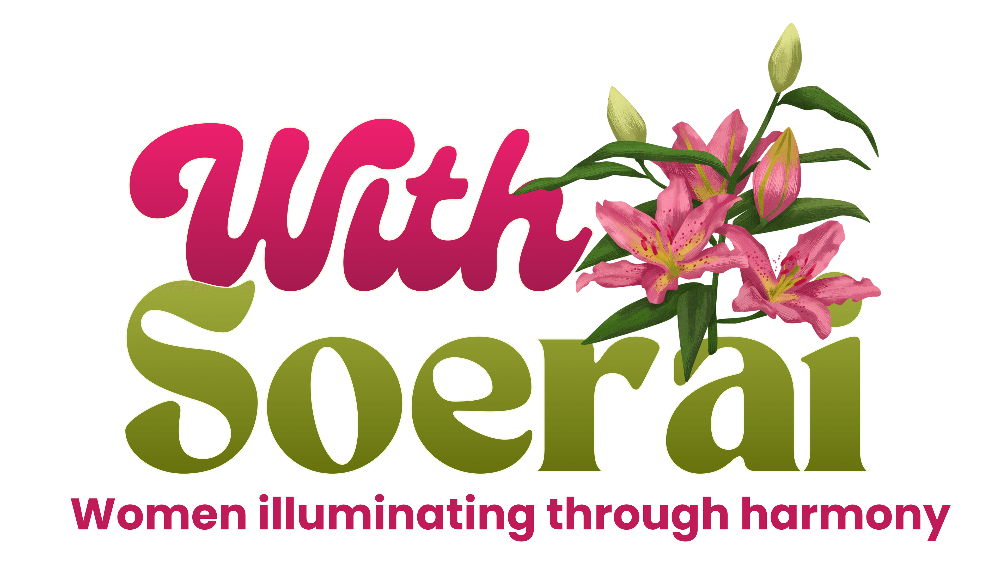 Logo WITH SOERAI - Woman Illuminating Through Harmony